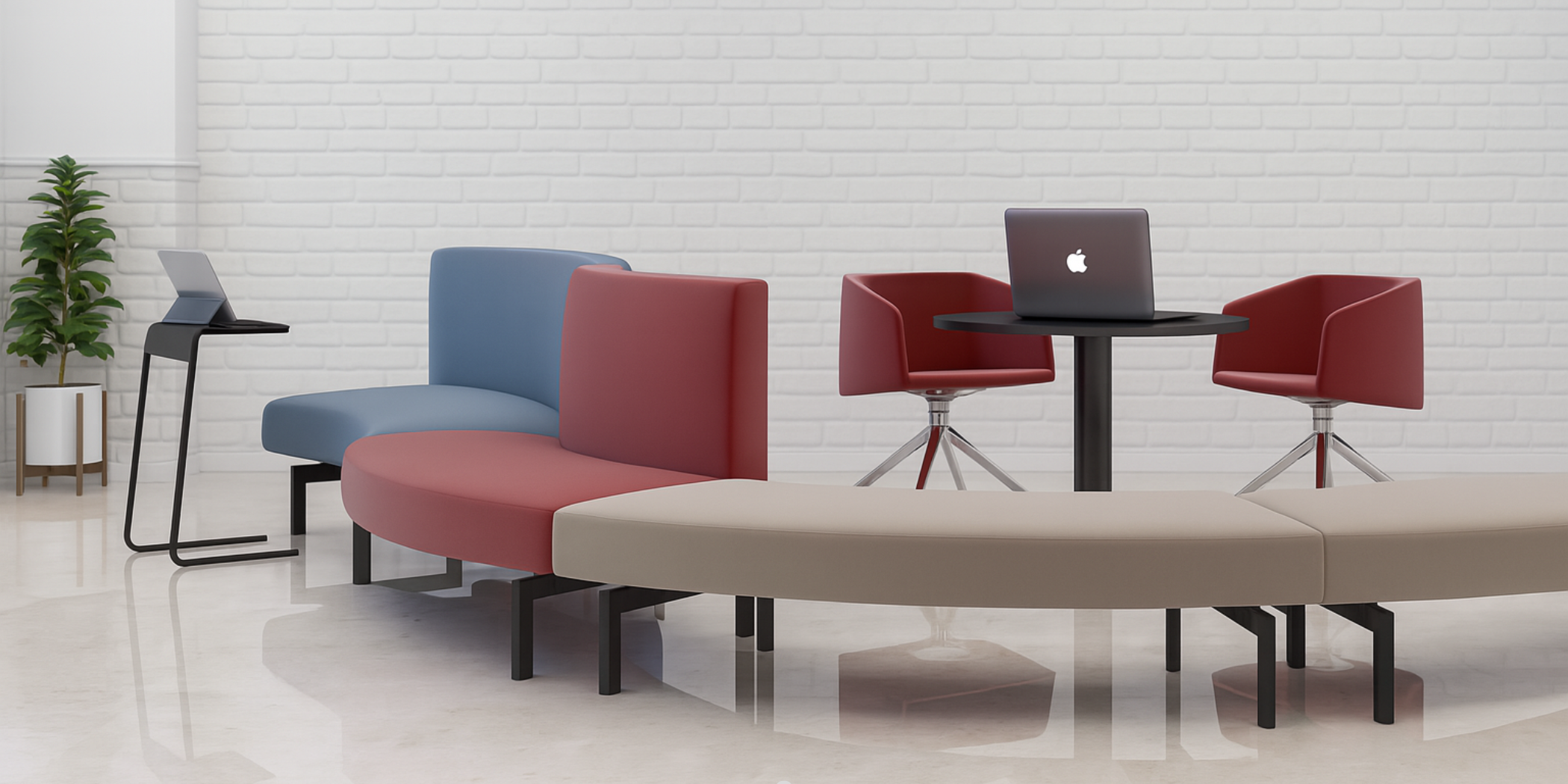 Como projetar espaços de trabalho coletivo com conforto e funcionalidade 